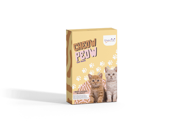 Cat Food Beef Chunks In Gravy