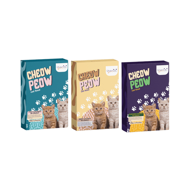 Pack of 3 (Chunks: Chicken, Beef, Fish)