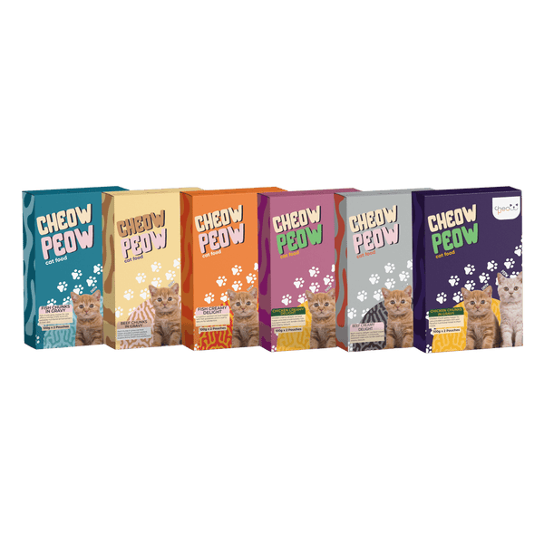 Pack of 6 (Chunks & Creamy: Chicken, Beef, Fish)