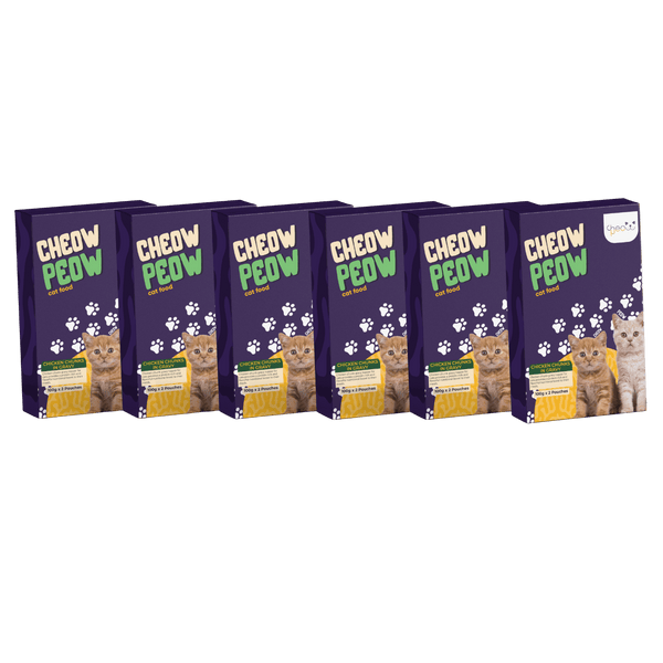 Pack of 6 Chicken Chunks - Cat Food