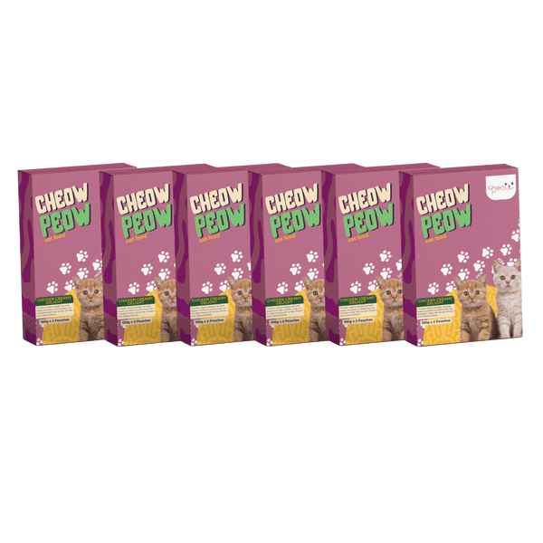 Pack of 6 Chicken Creamy Delight - Cat Food